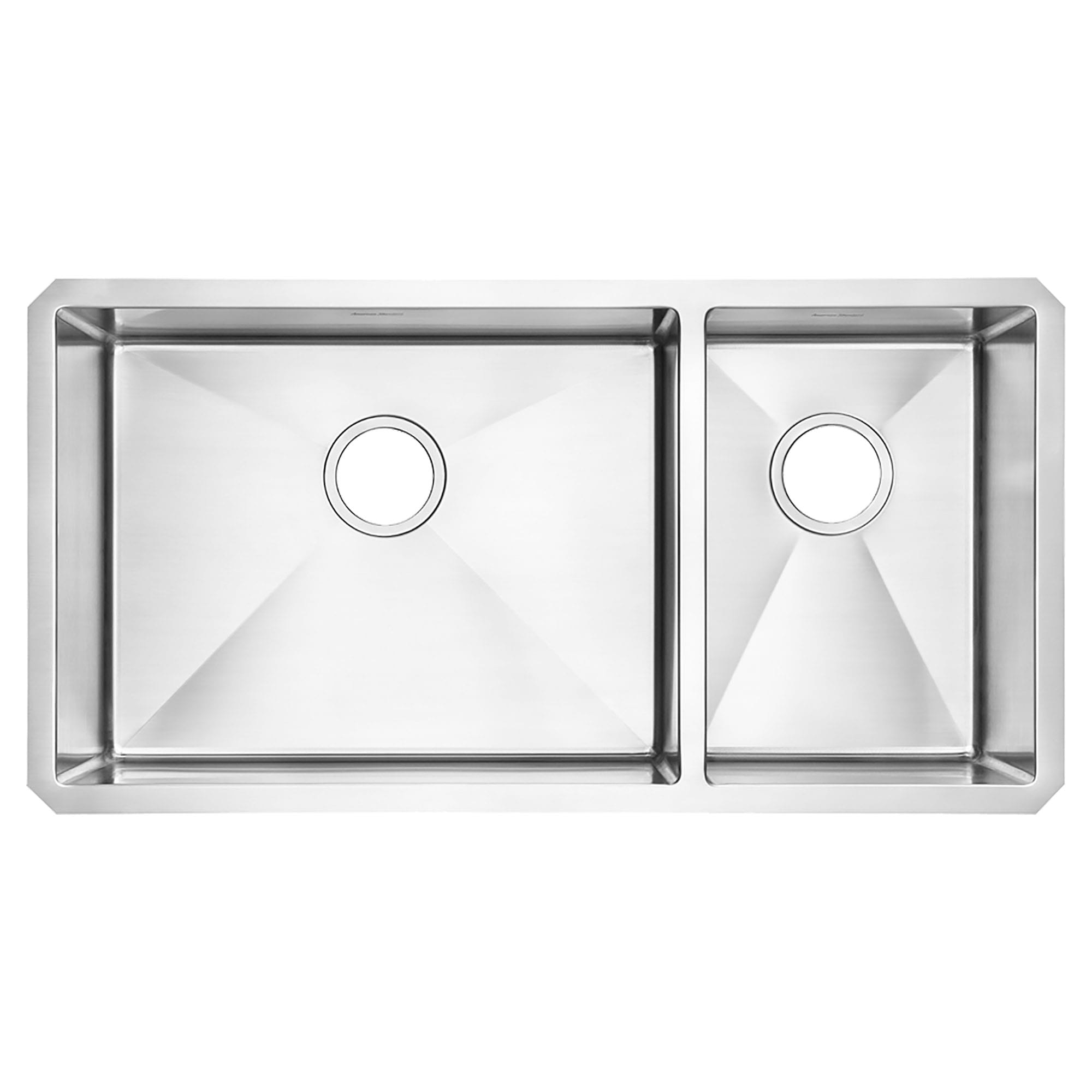 Pekoe® 35 X 18 Inch Stainless Steel Undermount Double Bowl Kitchen Sink